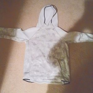 White and grey Old Navy sweatshirt